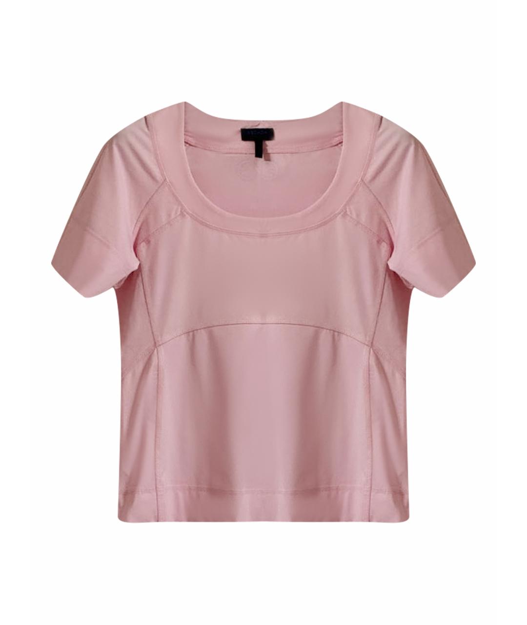 ESCADA Розовая полиэстеровая футболка, фото 1