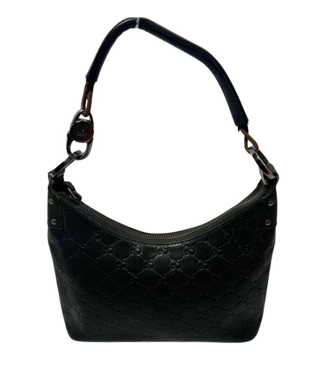 GUCCI Зеленая кожаная сумка через плечо, фото 1