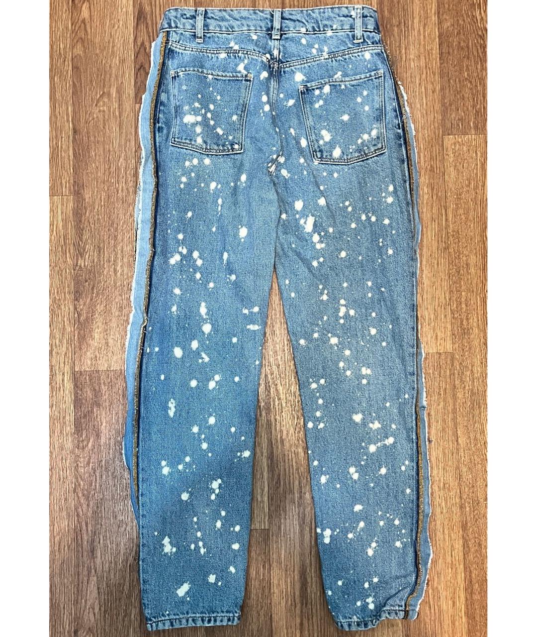 SANDRO Голубые хлопковые джинсы слим, фото 6