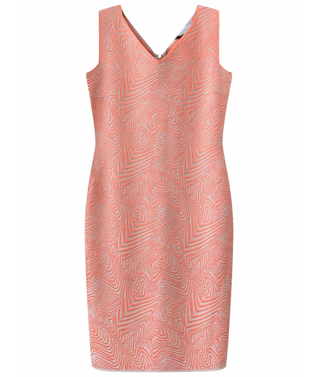 D.EXTERIOR Коралловое вискозное коктейльное платье, фото 1