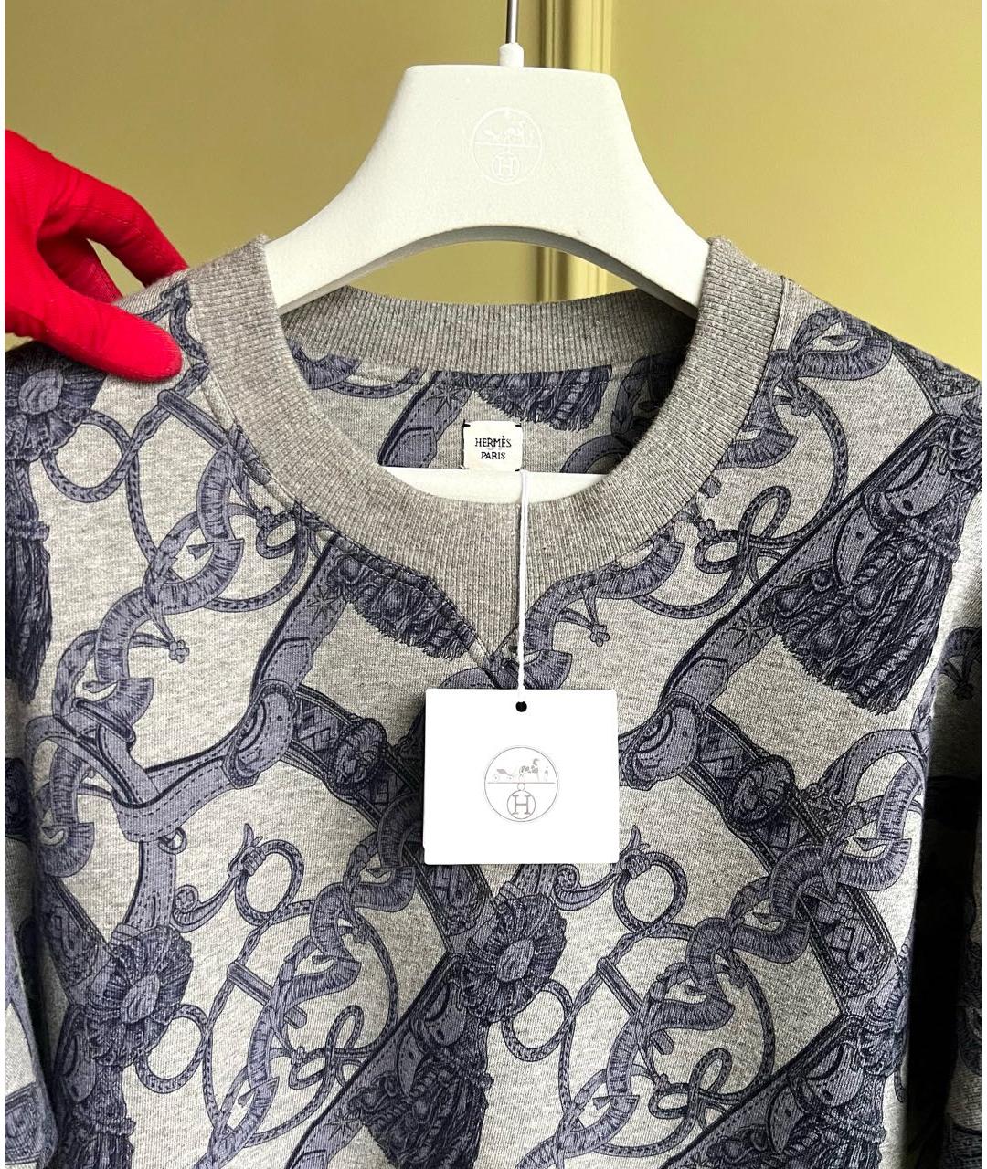 HERMES Серое повседневное платье, фото 2