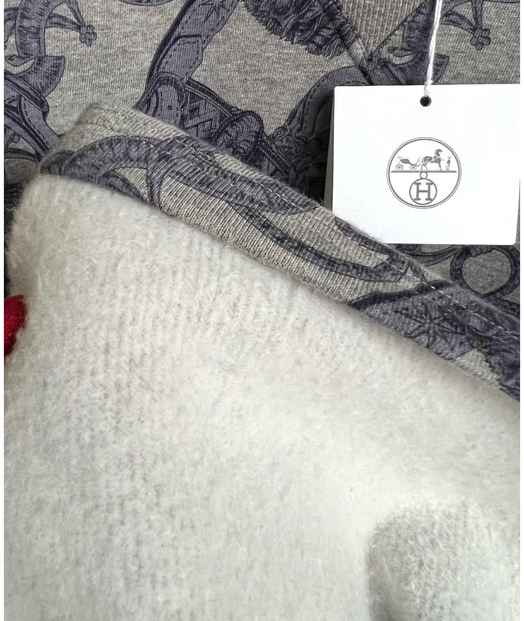 HERMES Серое повседневное платье, фото 5