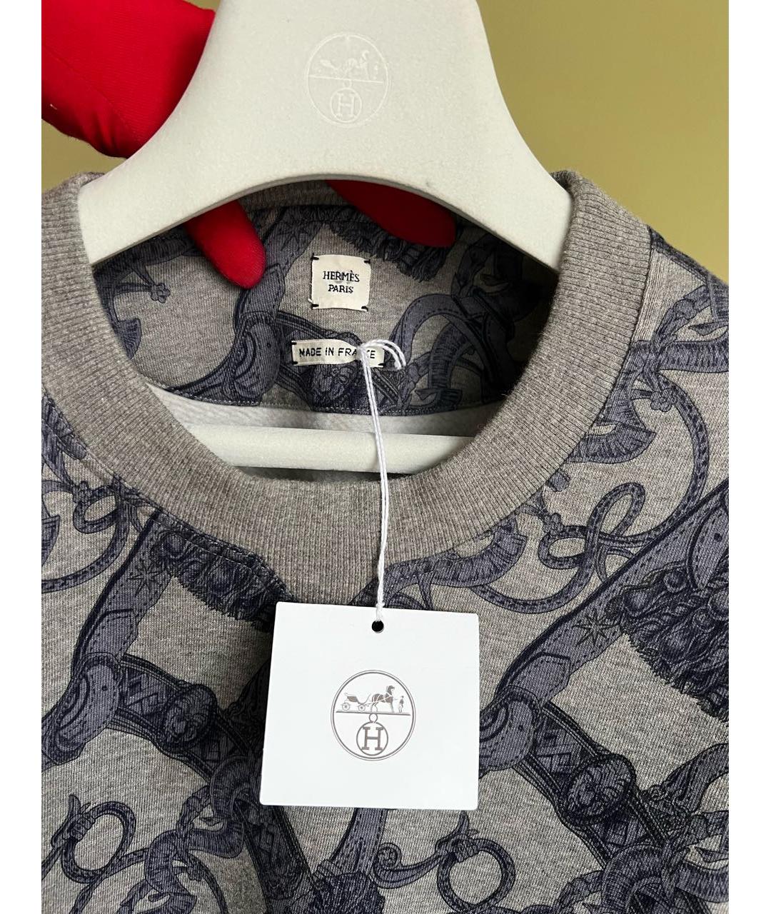 HERMES Серое повседневное платье, фото 6