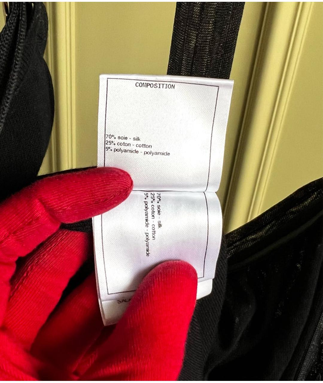 CHANEL Черное повседневное платье, фото 8