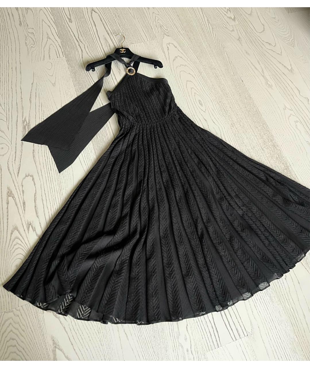 CHANEL Черное повседневное платье, фото 4