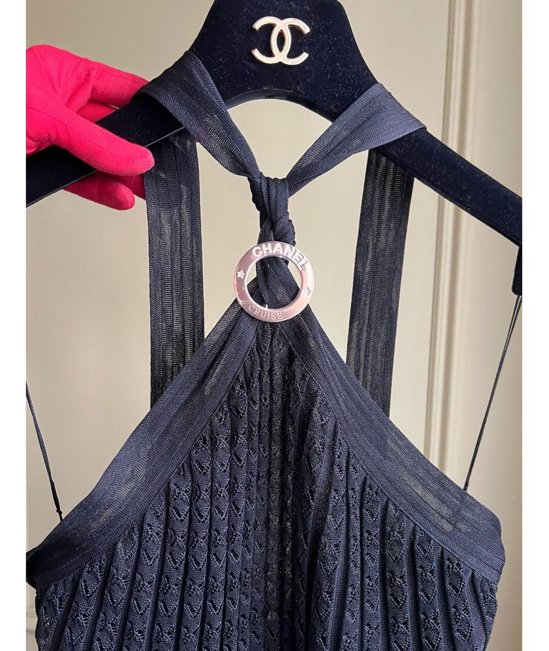 CHANEL Черное повседневное платье, фото 2