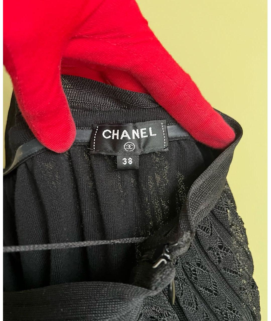 CHANEL Черное повседневное платье, фото 7