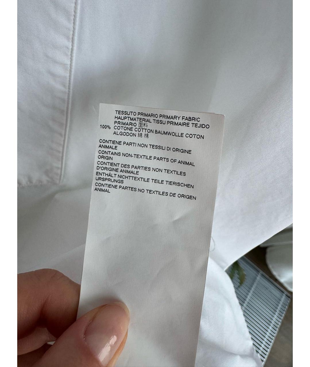 DSQUARED2 Белая хлопковая рубашка, фото 5