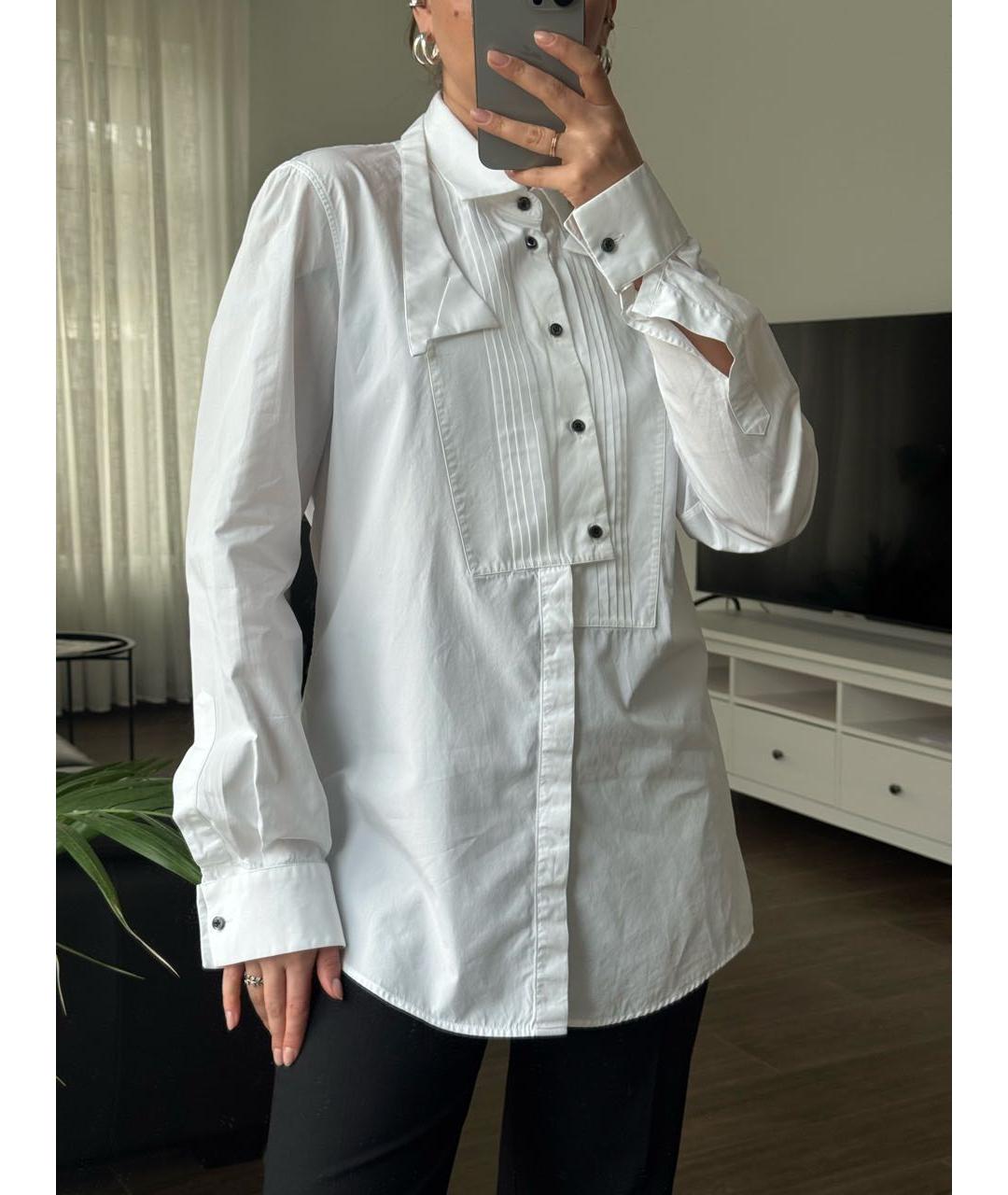 DSQUARED2 Белая хлопковая рубашка, фото 8