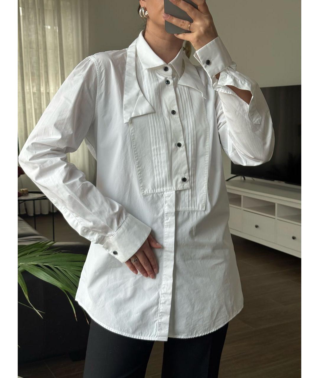 DSQUARED2 Белая хлопковая рубашка, фото 6