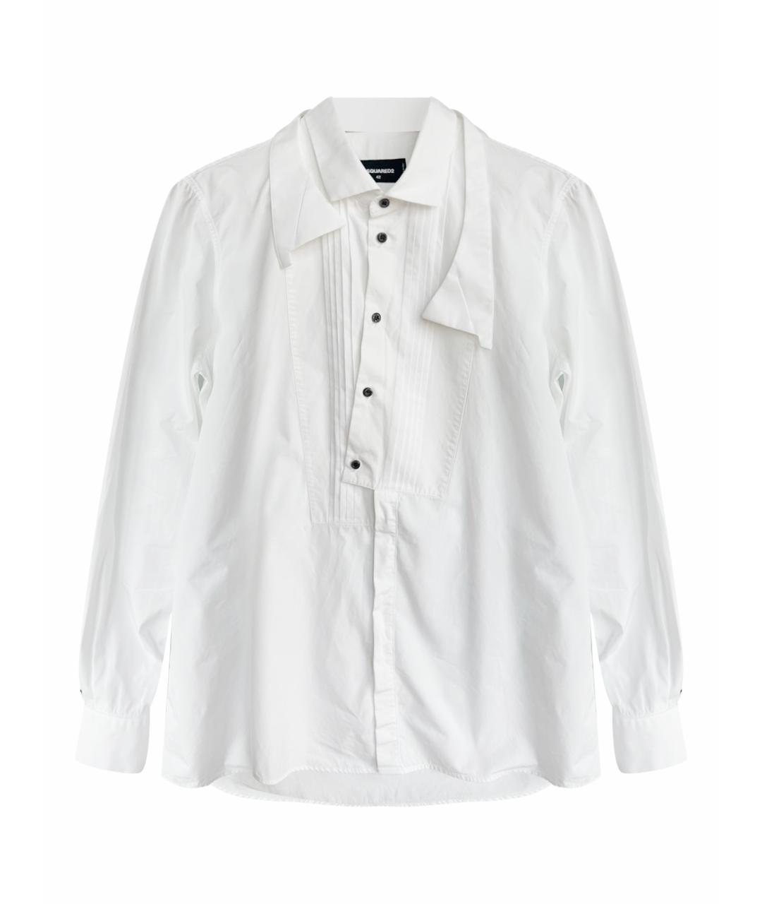 DSQUARED2 Белая хлопковая рубашка, фото 1