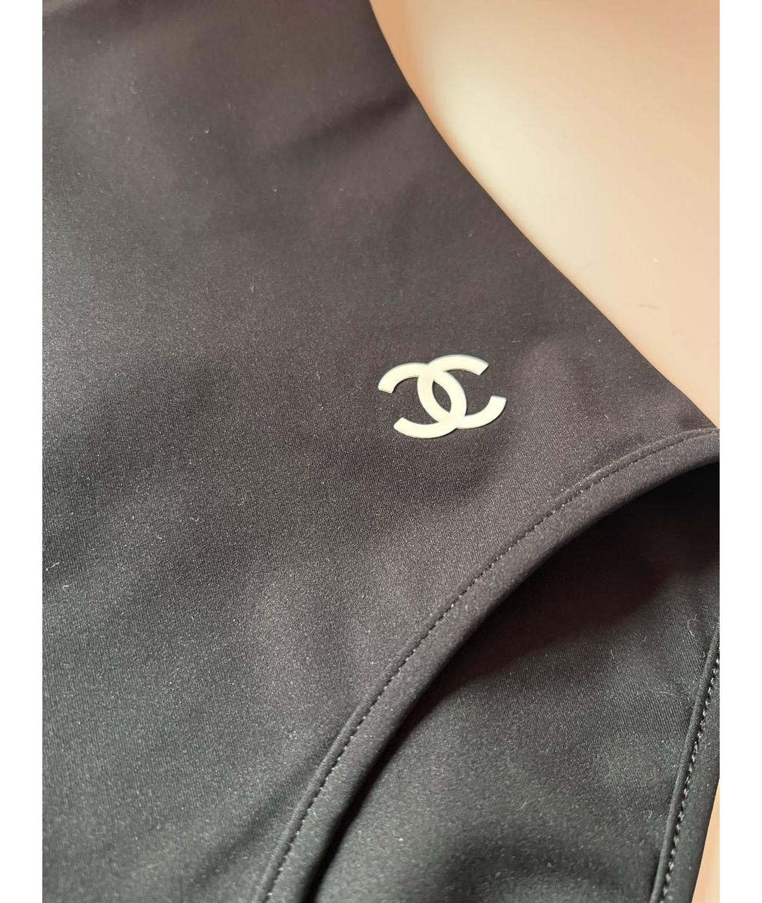 CHANEL Черный купальник, фото 4