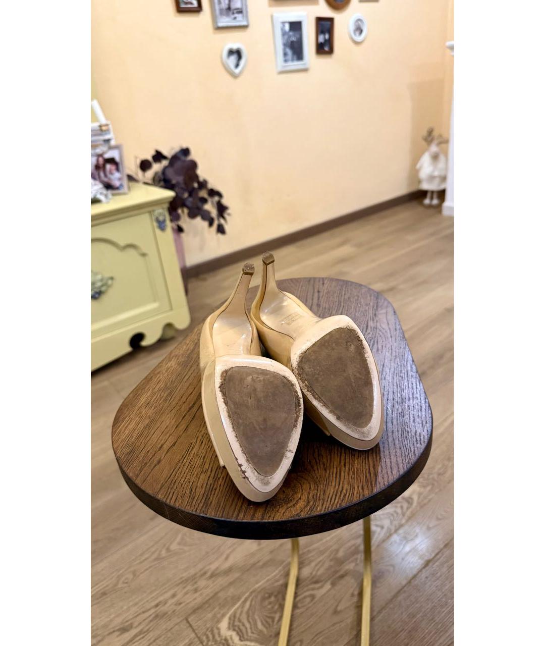 MIU MIU Розовые кожаные туфли, фото 6