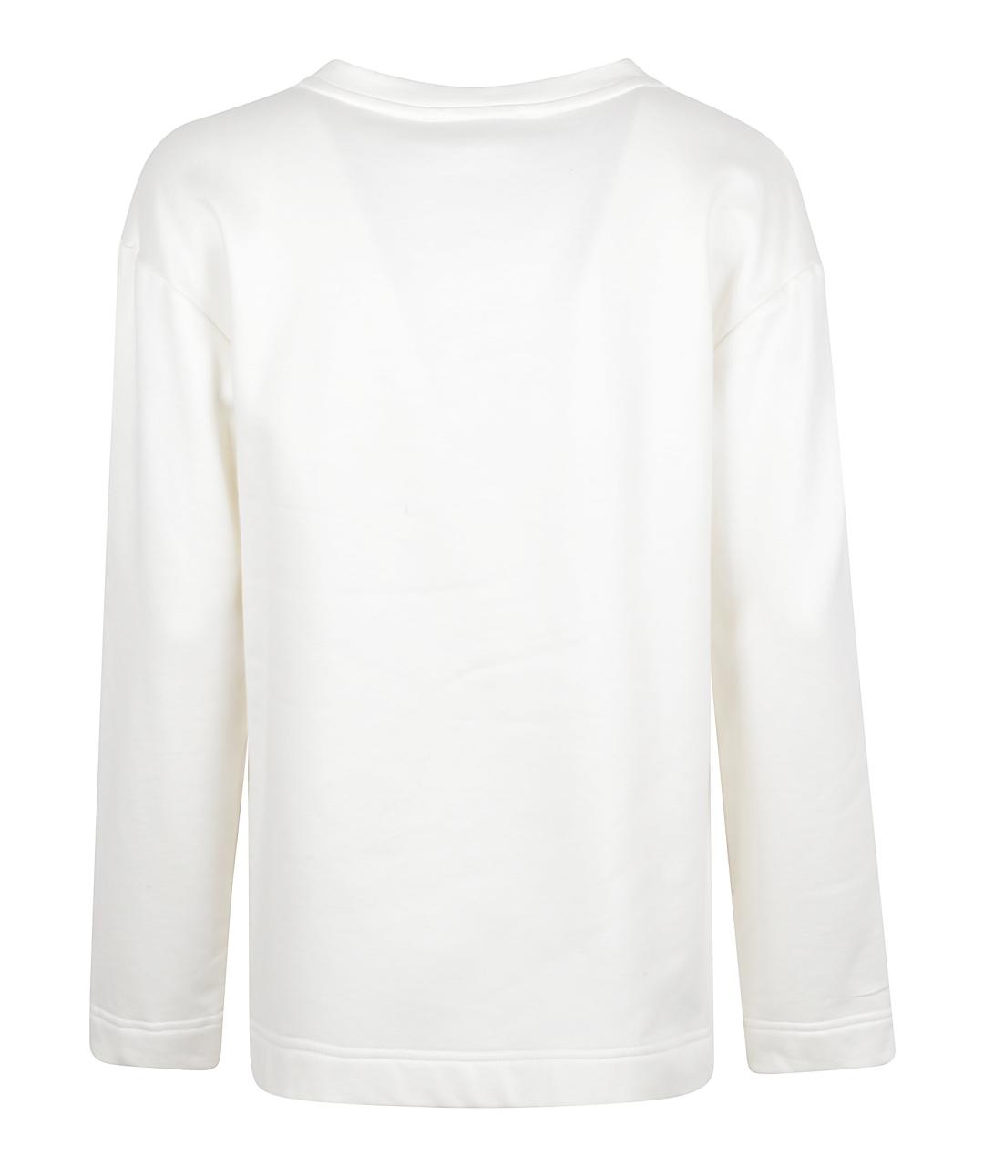 MAX MARA Белый шелковый джемпер / свитер, фото 3