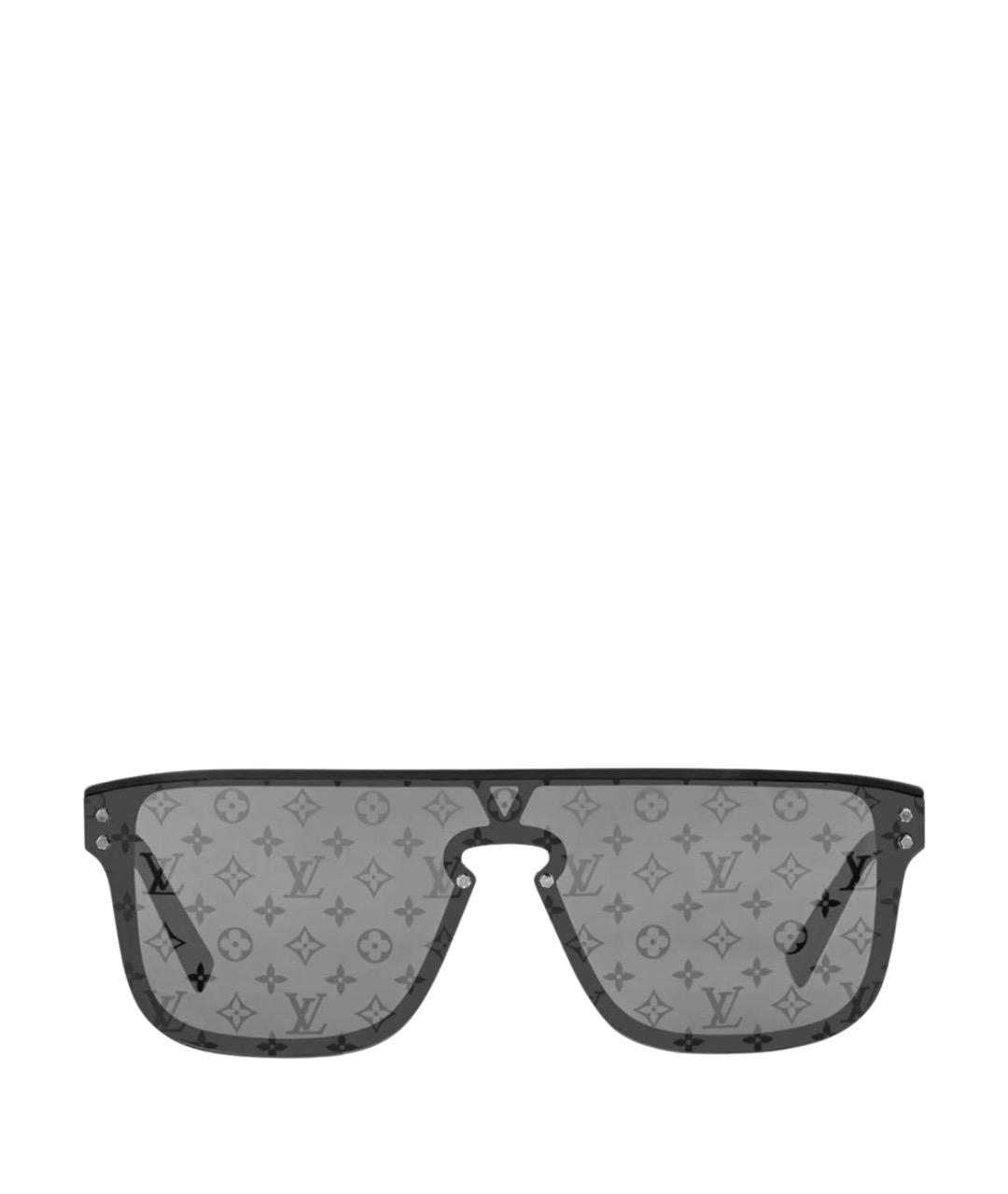 LOUIS VUITTON Черные пластиковые солнцезащитные очки, фото 1