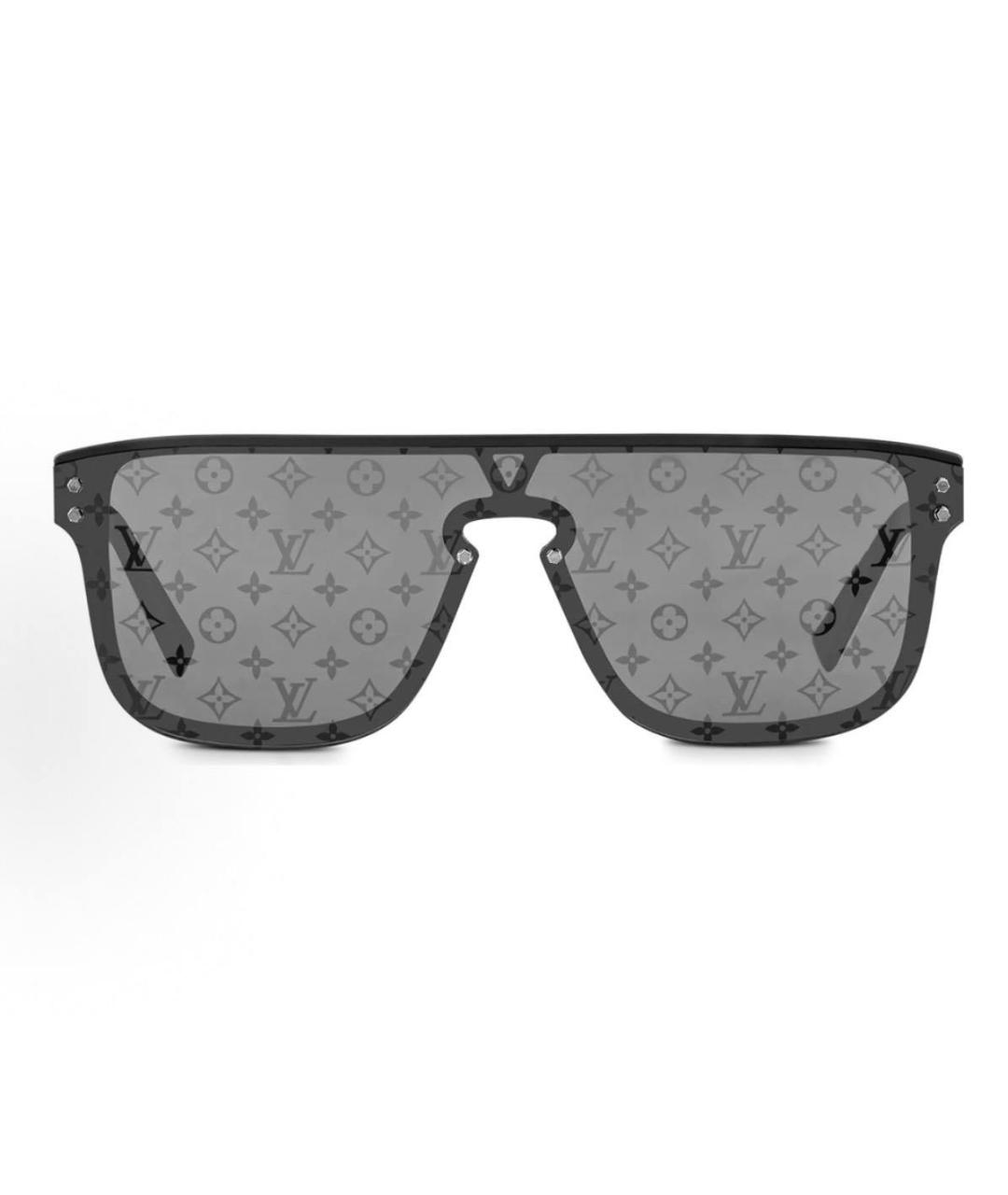 LOUIS VUITTON Черные пластиковые солнцезащитные очки, фото 4