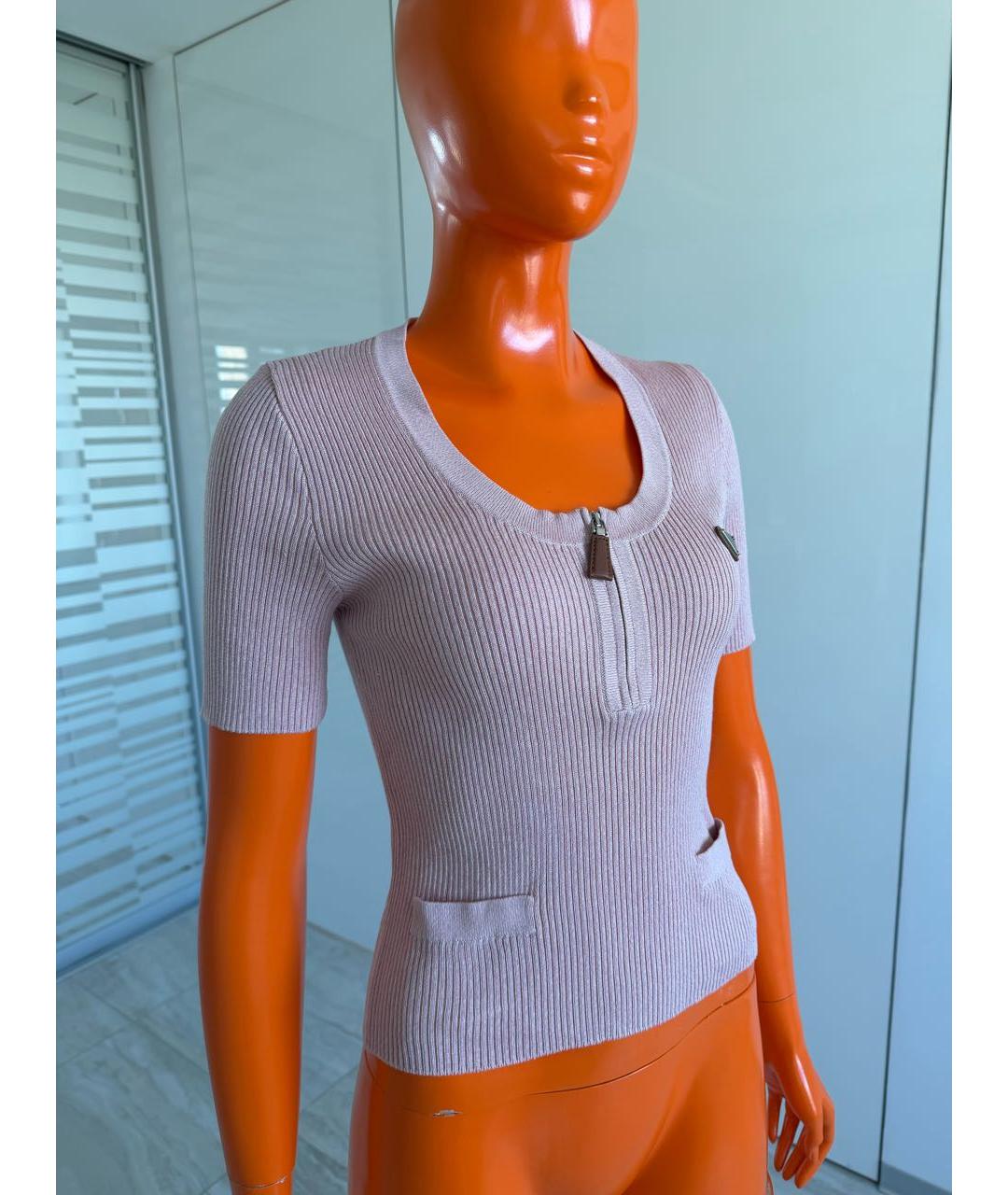 PRADA Розовая футболка, фото 5