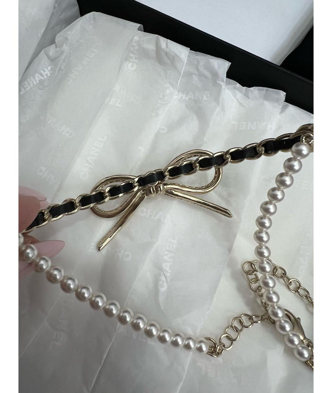 CHANEL Черный чокер, фото 2