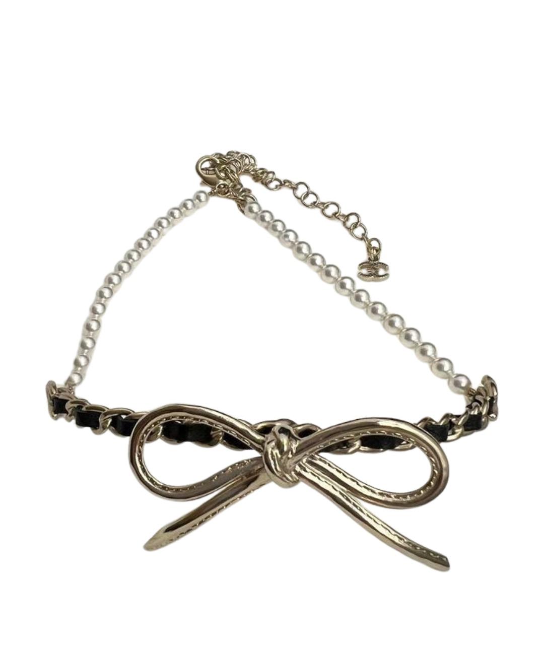 CHANEL Черный чокер, фото 1