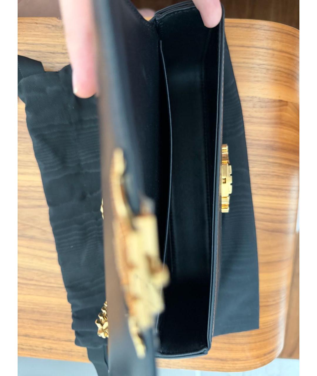 CELINE Черная кожаная сумка через плечо, фото 6