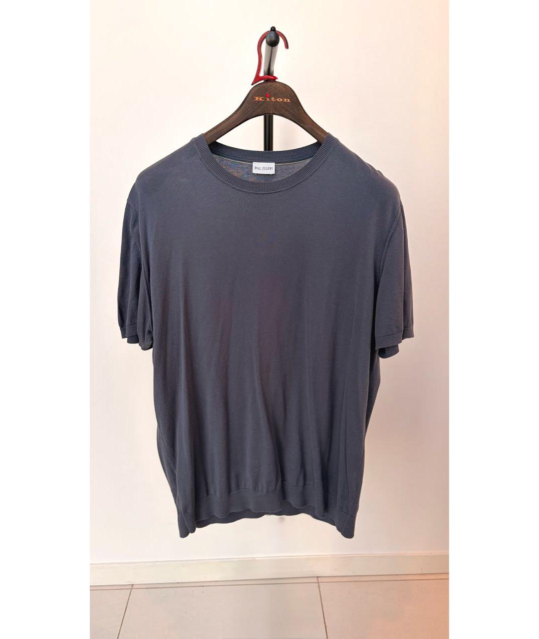 PAL ZILERI Антрацитовый хлопковый джемпер / свитер, фото 5