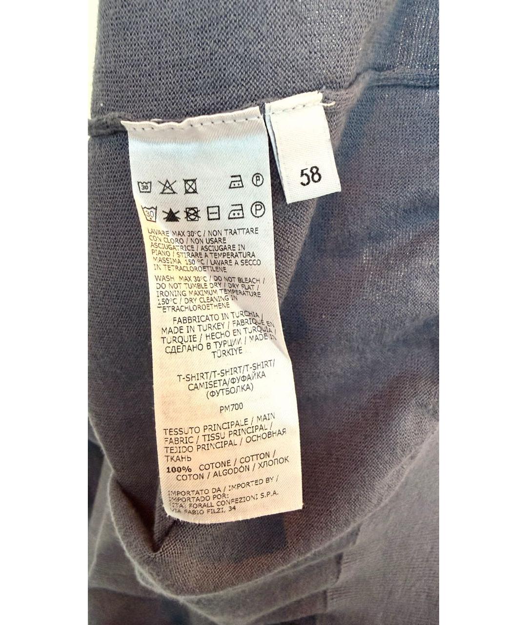 PAL ZILERI Антрацитовый хлопковый джемпер / свитер, фото 4