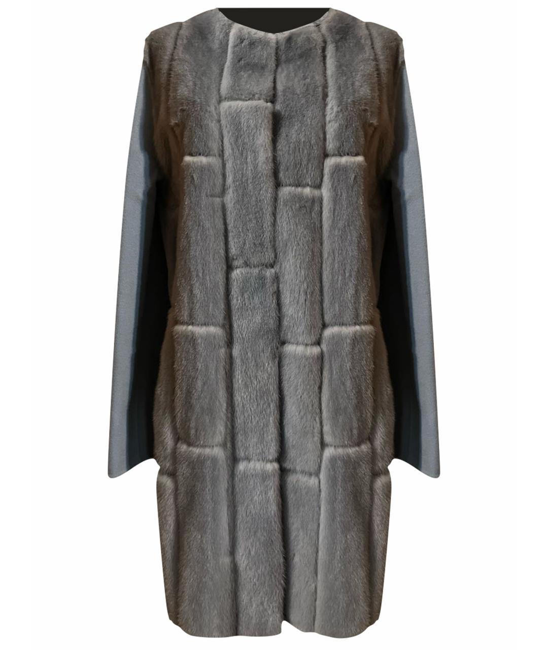 MANZONI 24 Голубое кашемировое пальто, фото 1