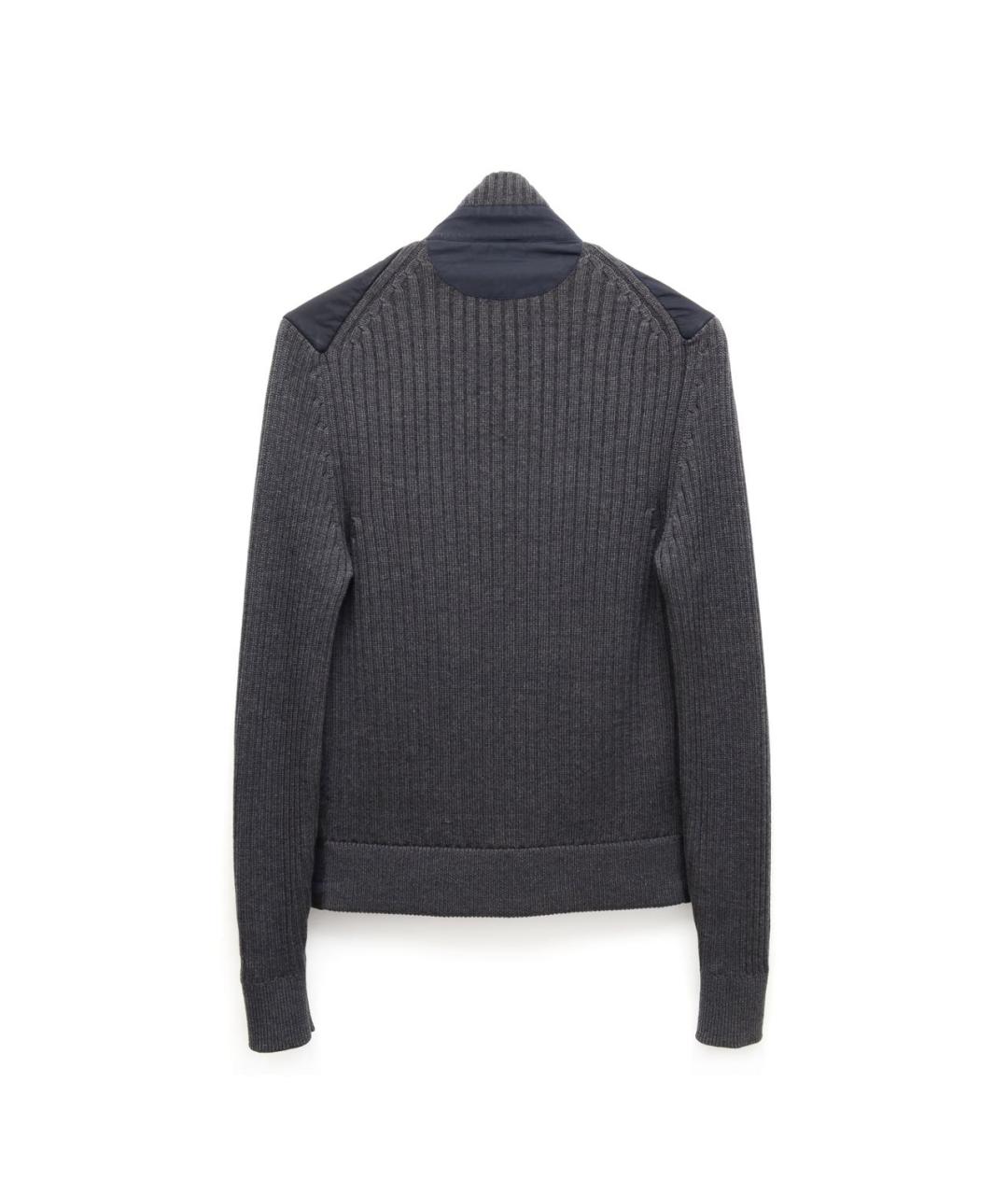 ZEGNA Темно-синий шерстяной кардиган, фото 2