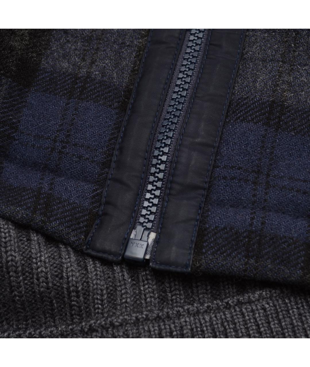 ZEGNA Темно-синий шерстяной кардиган, фото 8