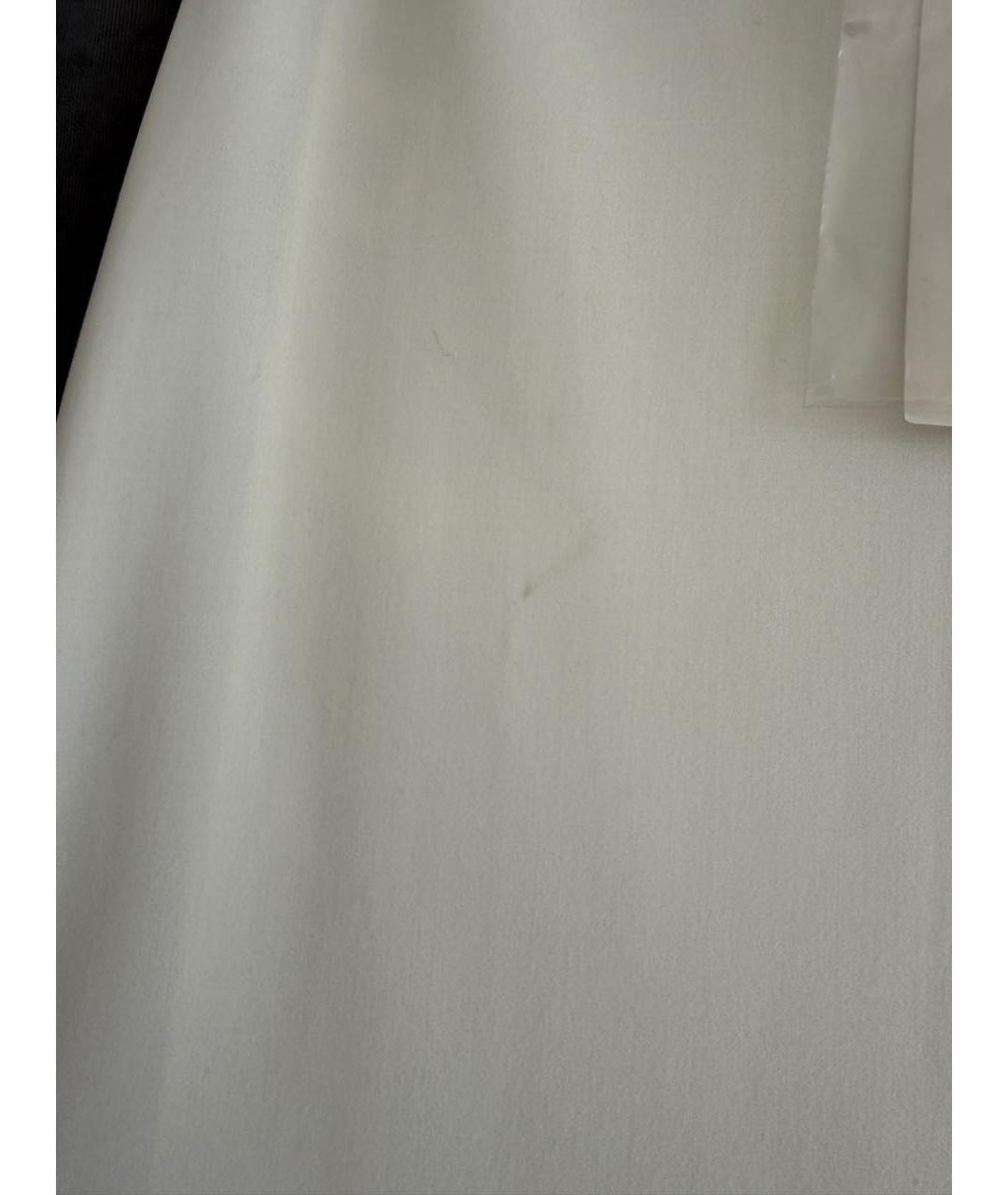 MAISON MARGIELA Белая полиэстеровая юбка макси, фото 4