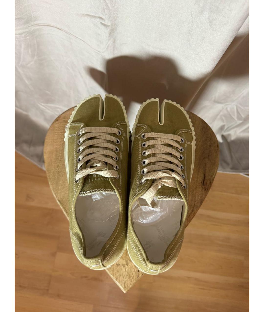 MAISON MARGIELA Хаки кеды, фото 2