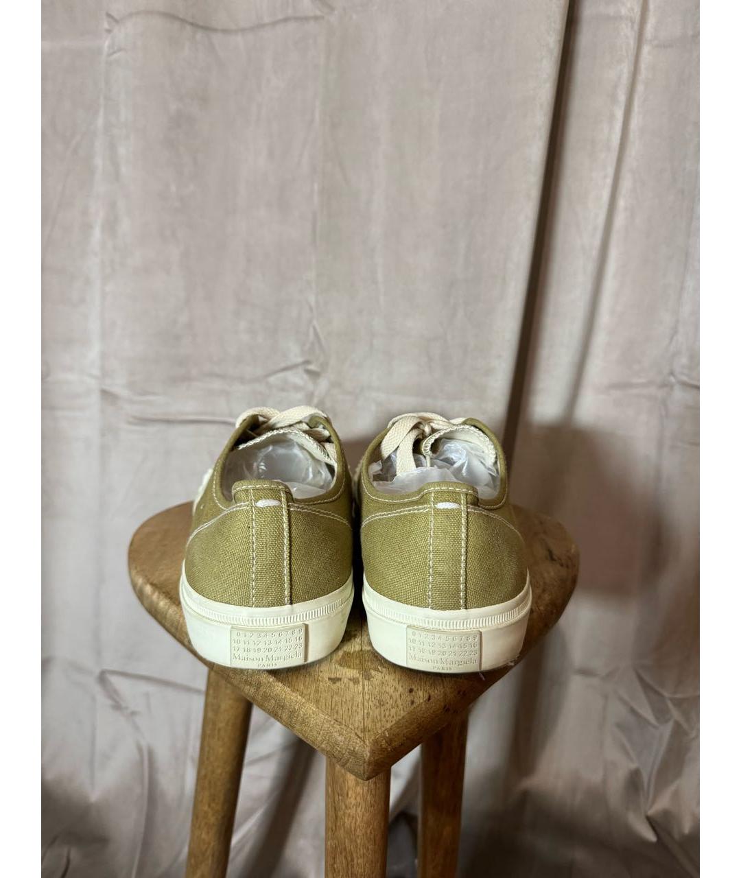 MAISON MARGIELA Хаки кеды, фото 3