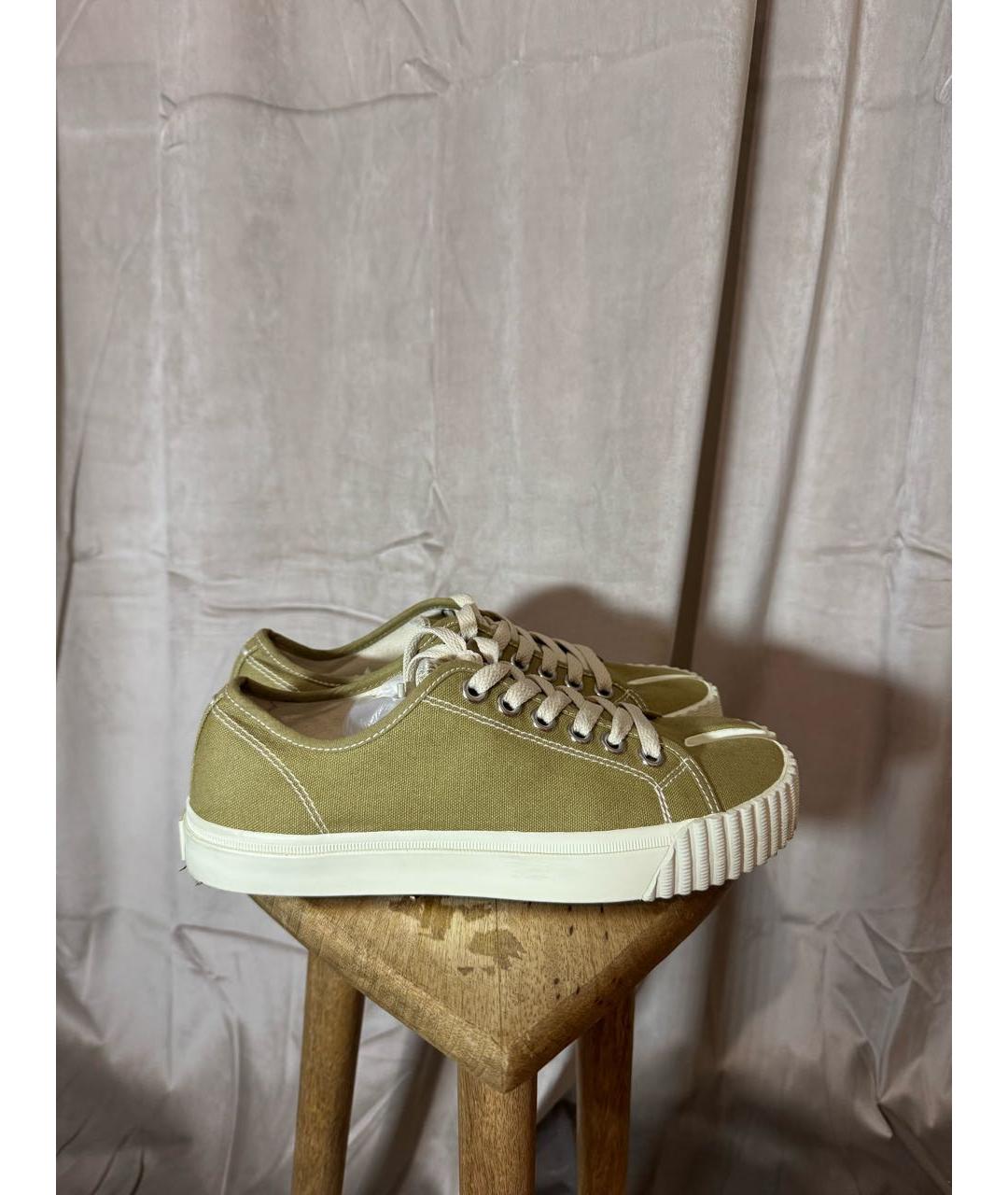 MAISON MARGIELA Хаки кеды, фото 5