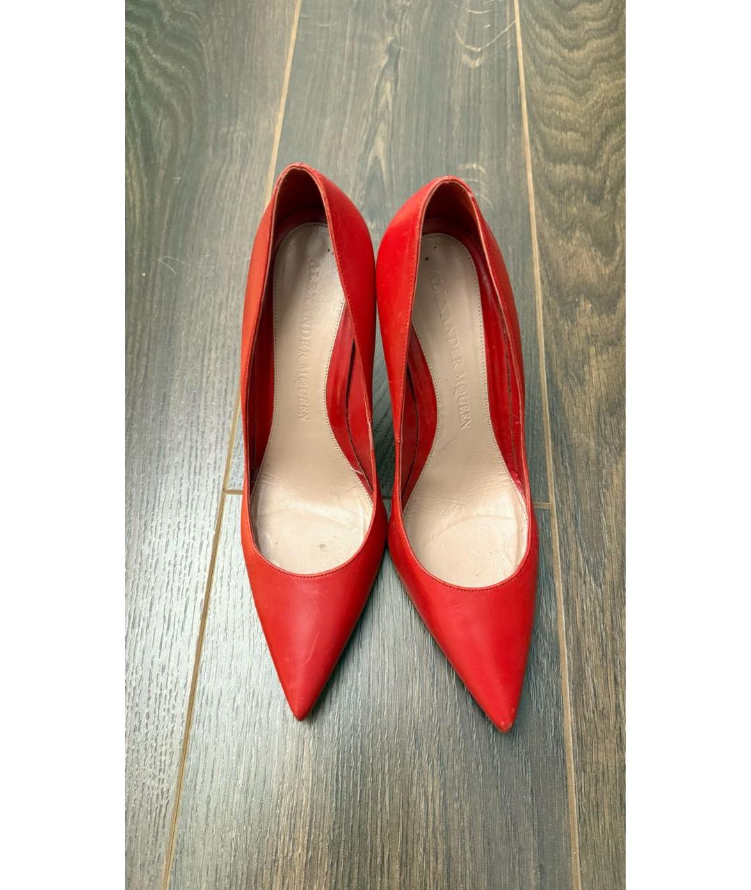 ALEXANDER MCQUEEN Красные туфли, фото 2