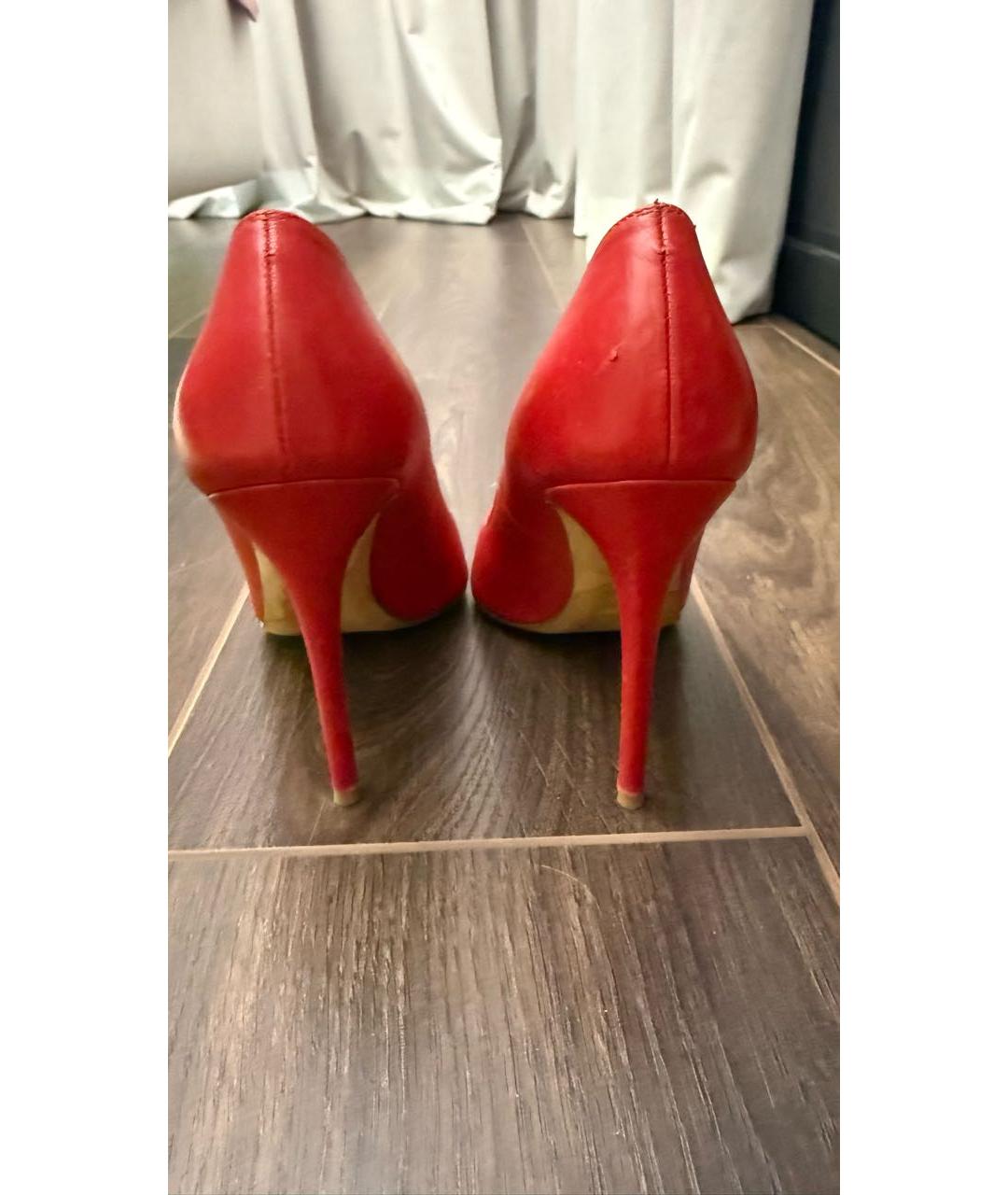 ALEXANDER MCQUEEN Красные туфли, фото 4