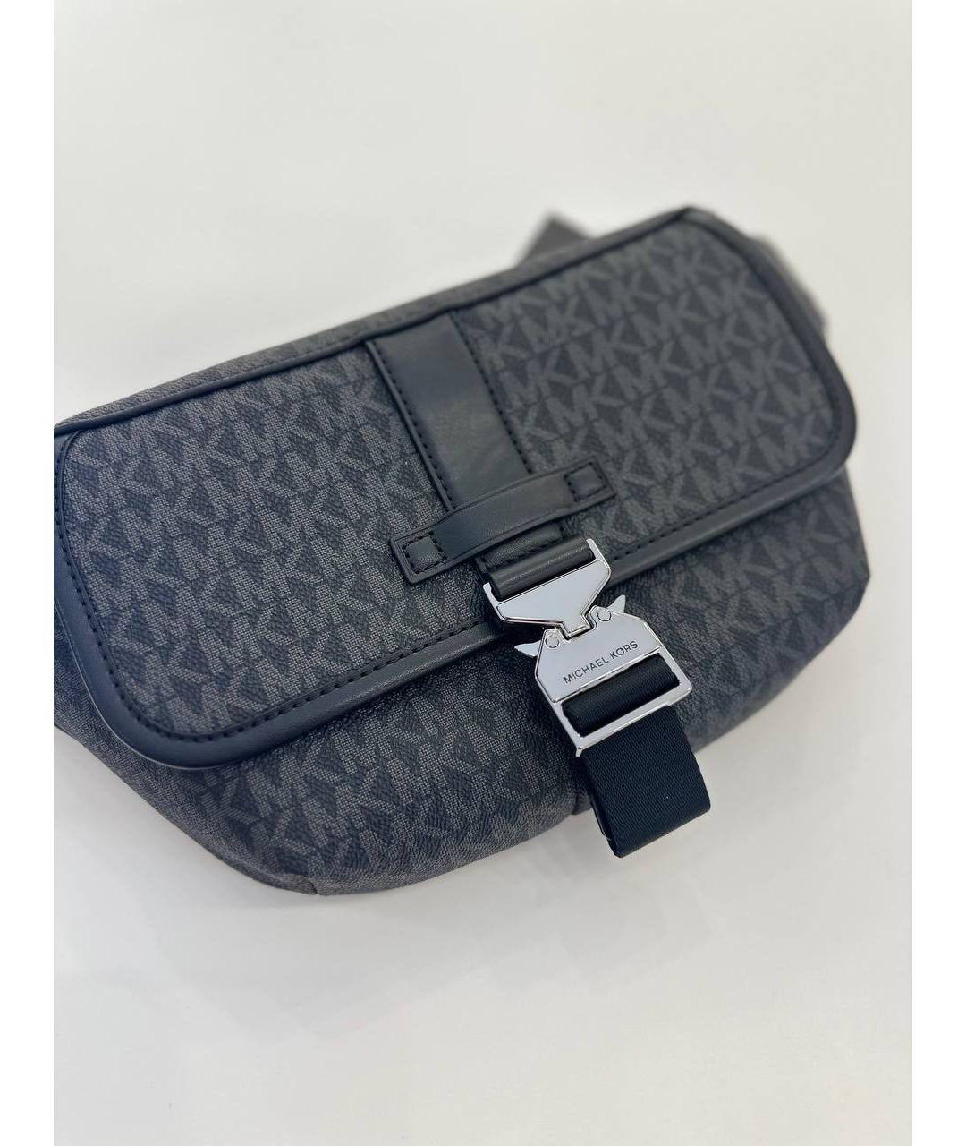 MICHAEL KORS Черная поясная сумка, фото 4