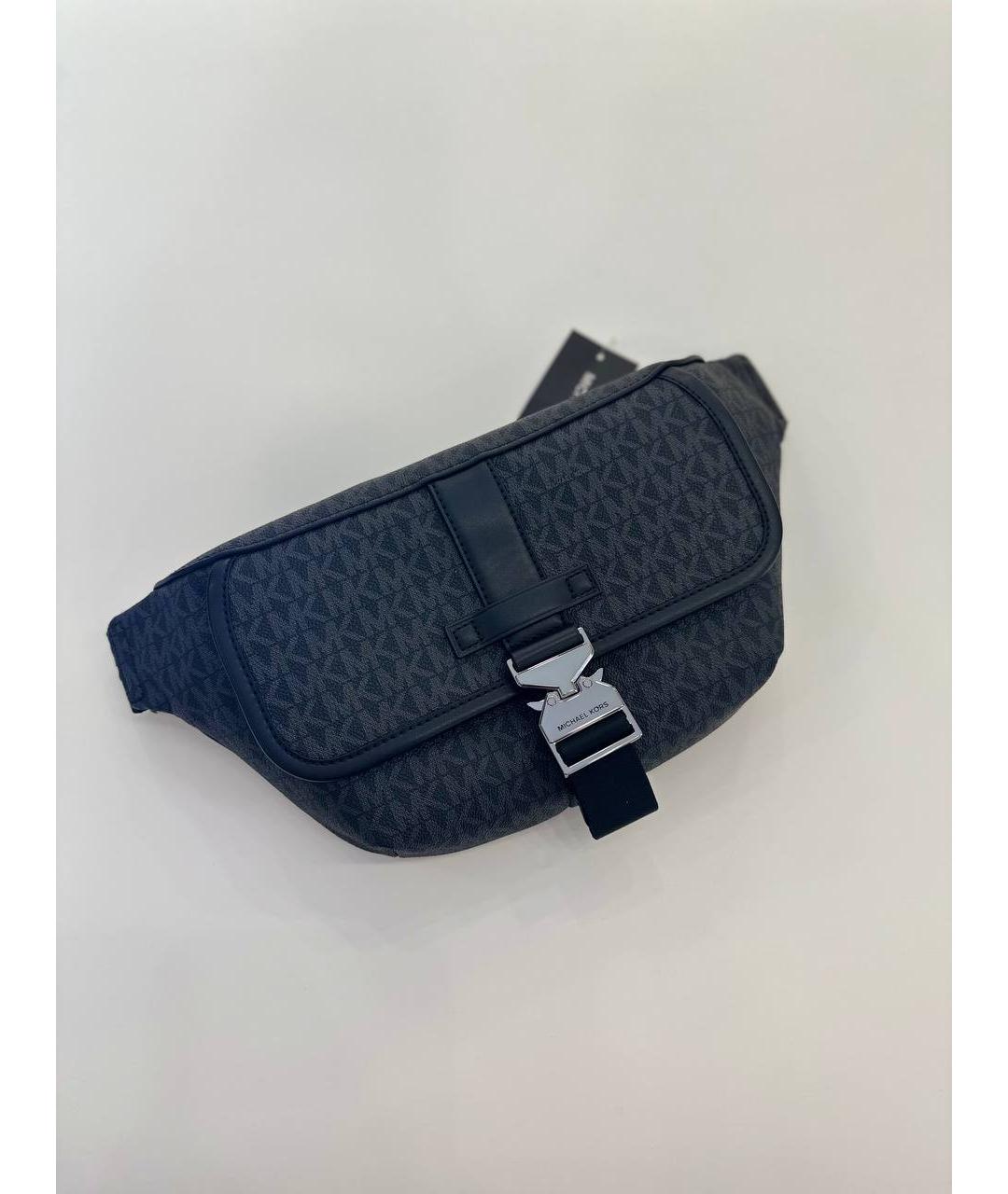 MICHAEL KORS Черная поясная сумка, фото 6