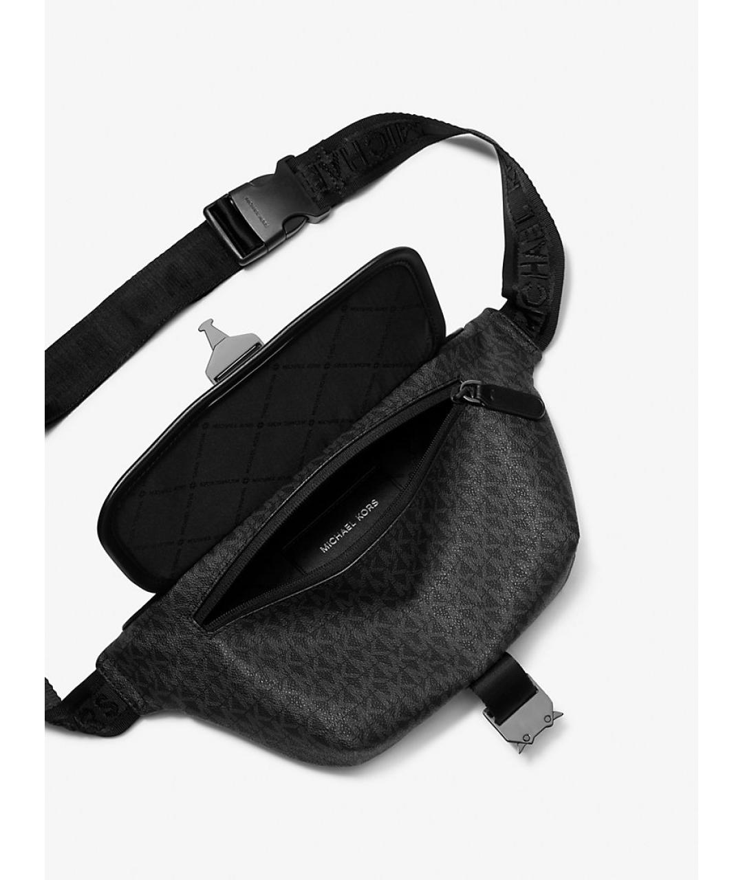 MICHAEL KORS Черная поясная сумка, фото 2