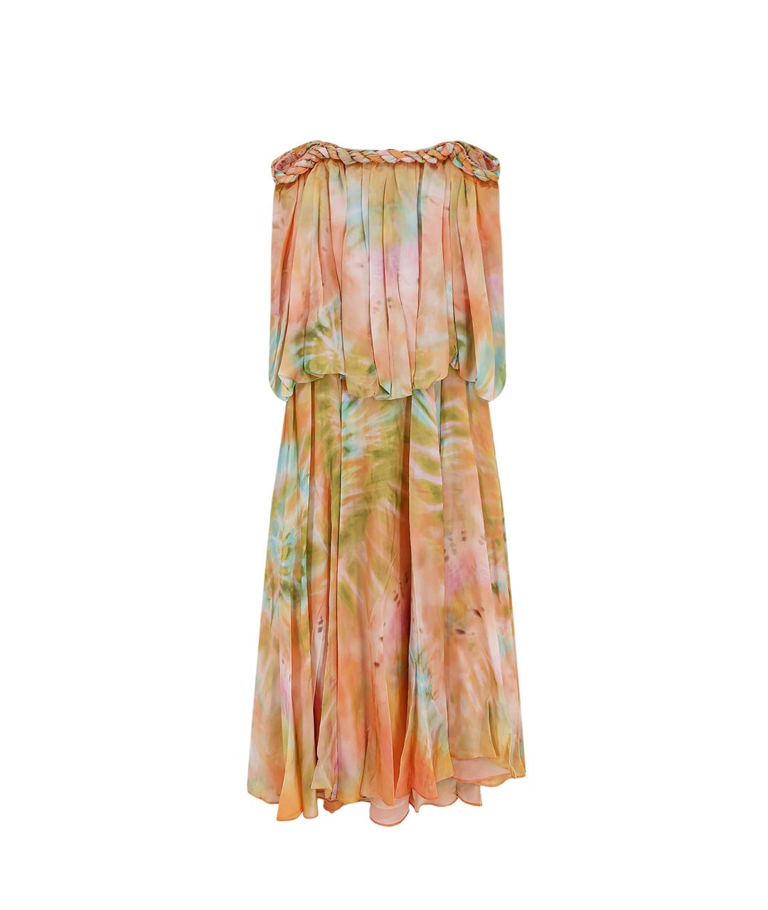 ZIMMERMANN Мульти шелковое коктейльное платье, фото 2