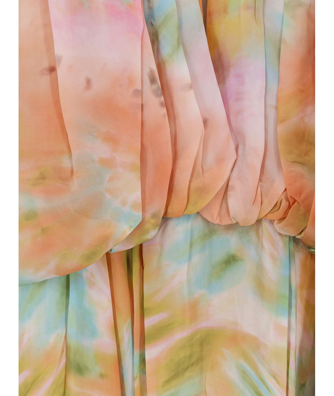 ZIMMERMANN Мульти шелковое коктейльное платье, фото 3