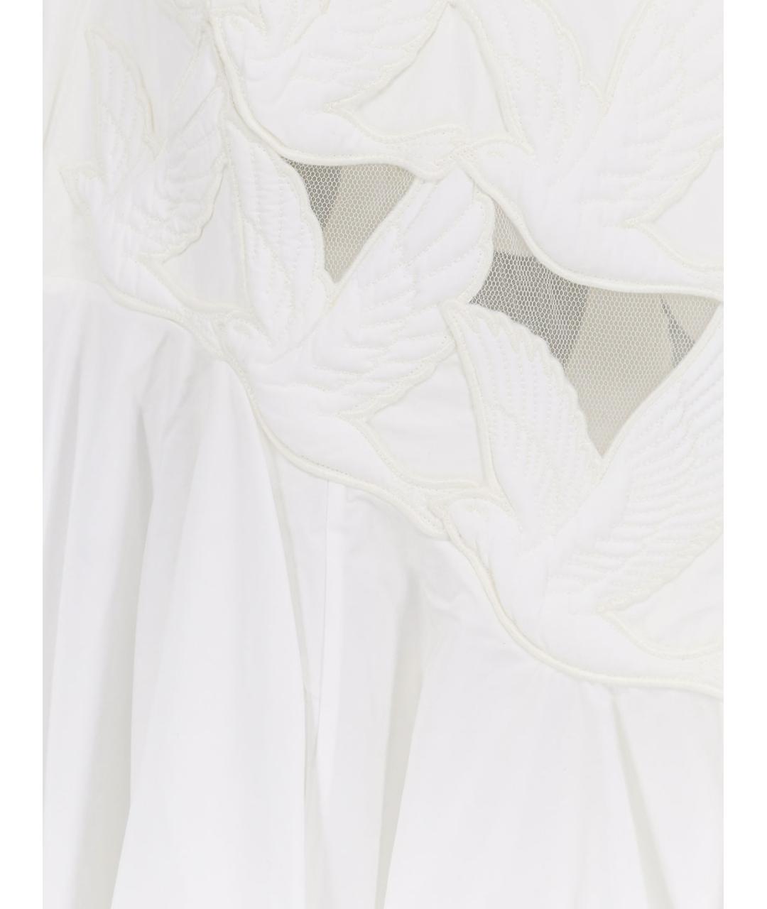 ZIMMERMANN Белое хлопковое платье, фото 3