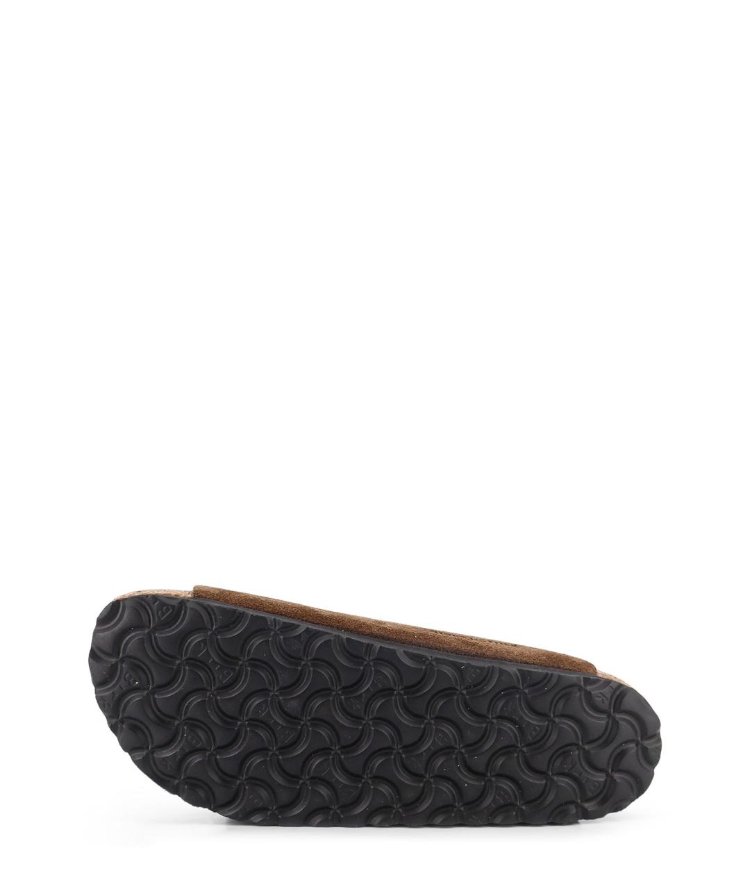BIRKENSTOCK Коричневые замшевые сандалии, фото 4