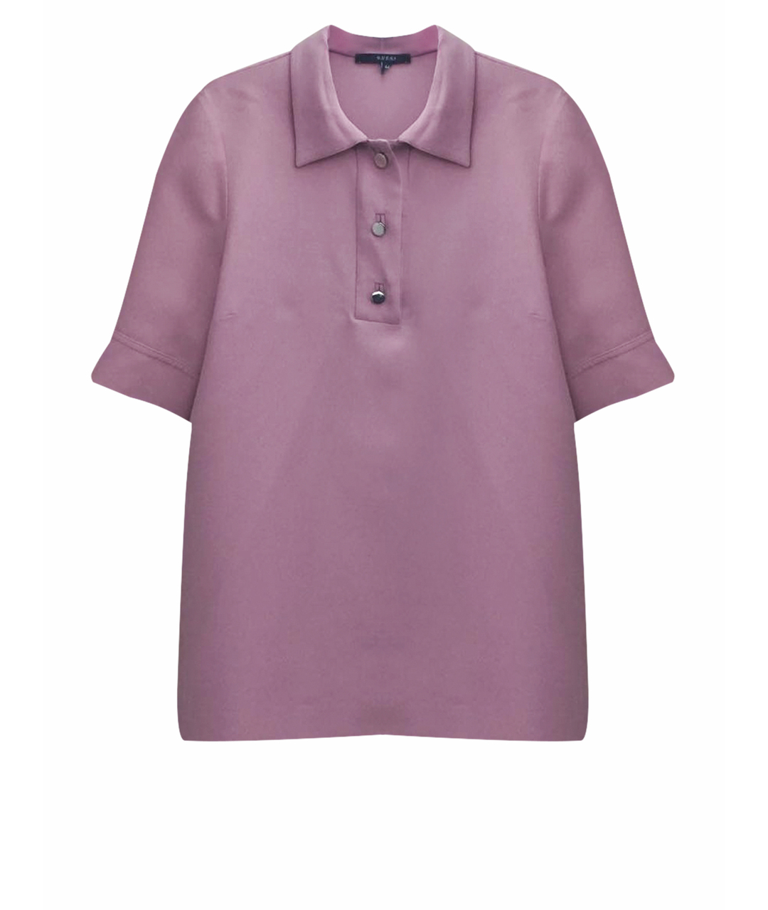 GUCCI Розовая шелковая рубашка, фото 1