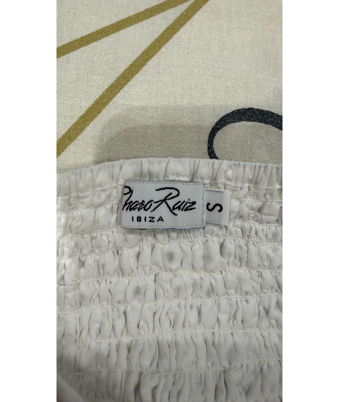 CHARO RUIZ Белый сарафан, фото 7