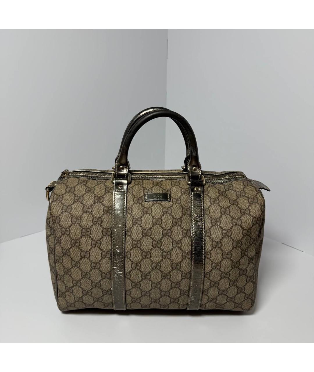 GUCCI Бежевая дорожная/спортивная сумка, фото 7