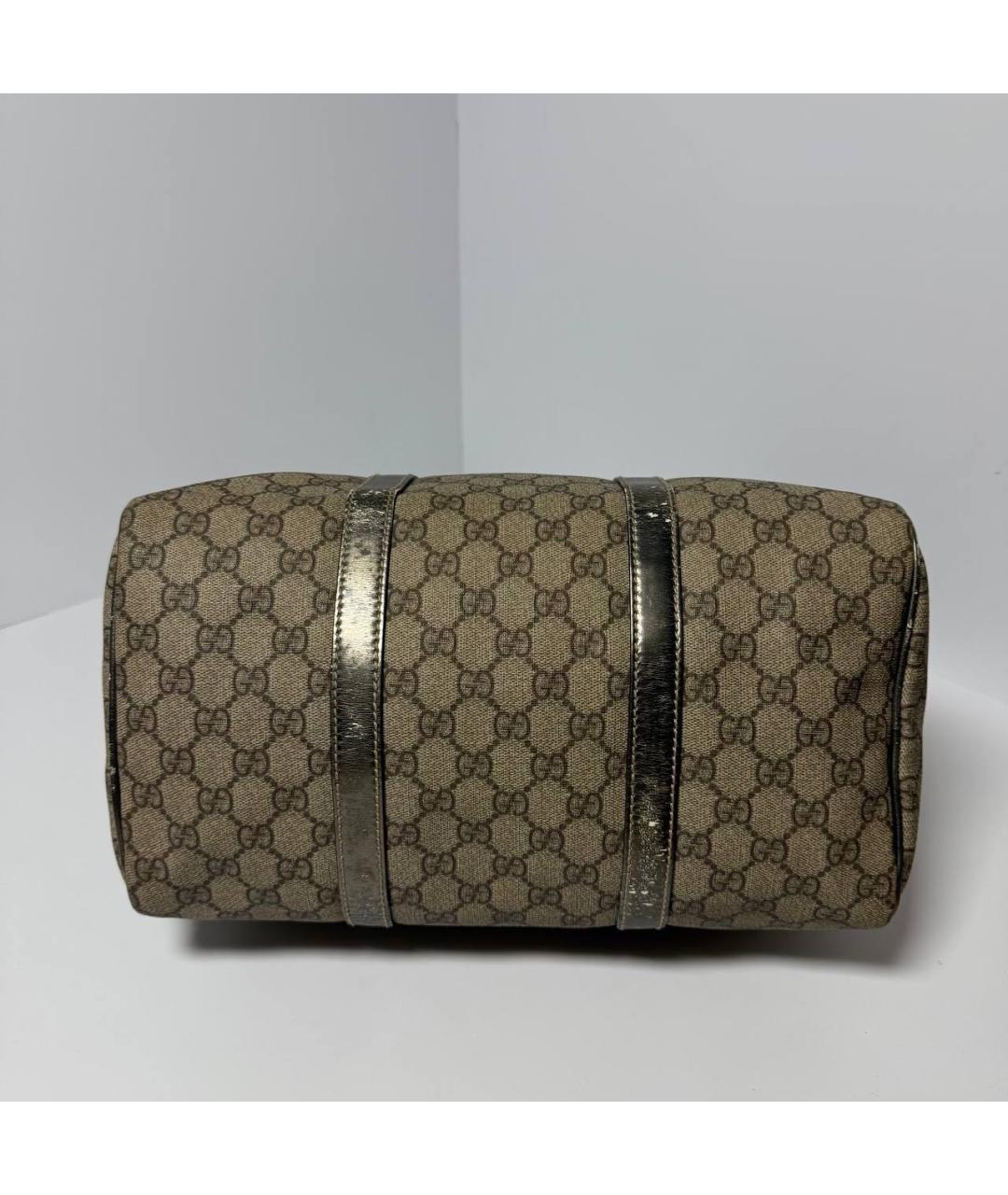 GUCCI Бежевая дорожная/спортивная сумка, фото 4