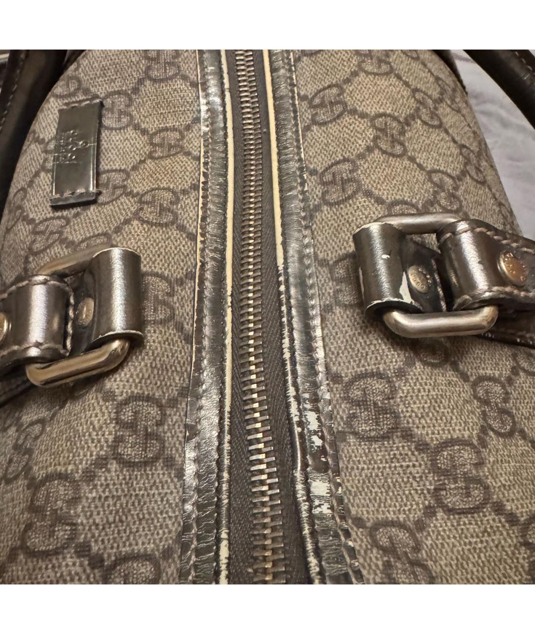 GUCCI Бежевая дорожная/спортивная сумка, фото 5