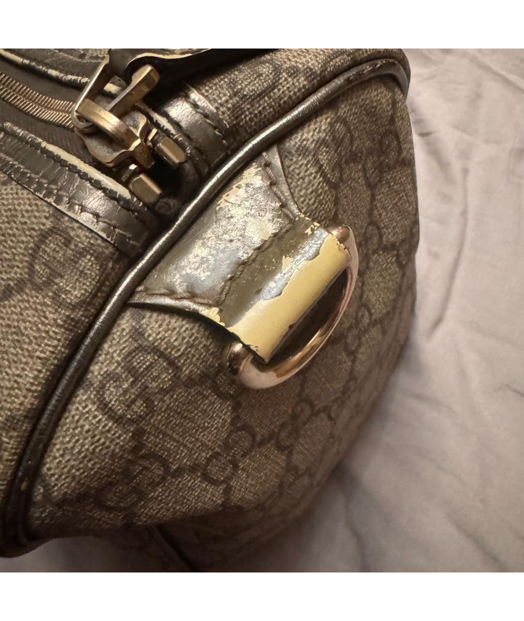 GUCCI Бежевая дорожная/спортивная сумка, фото 6