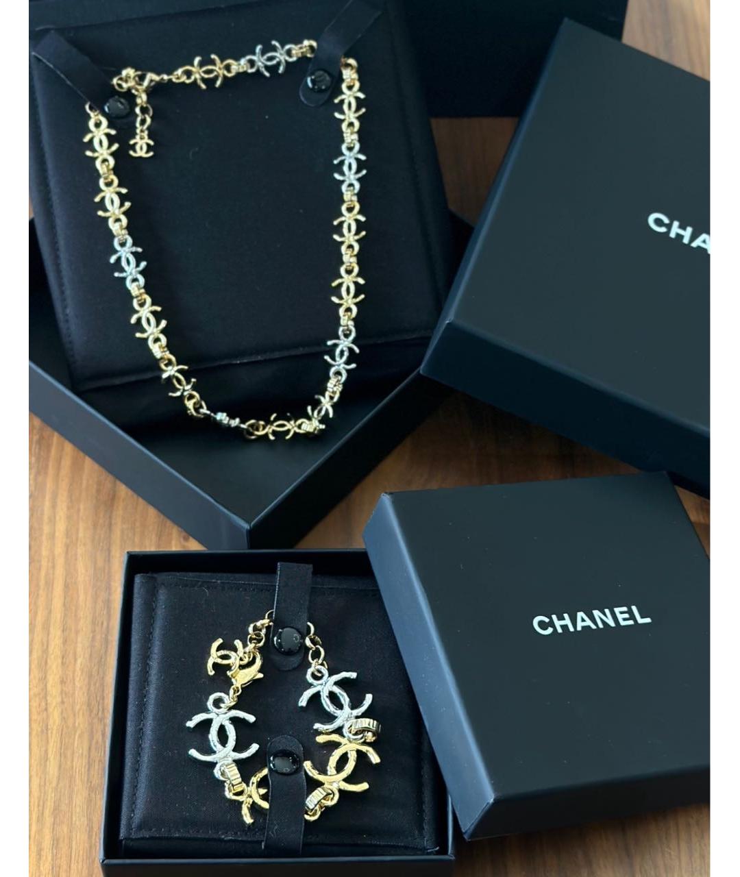 CHANEL Золотой чокер, фото 3