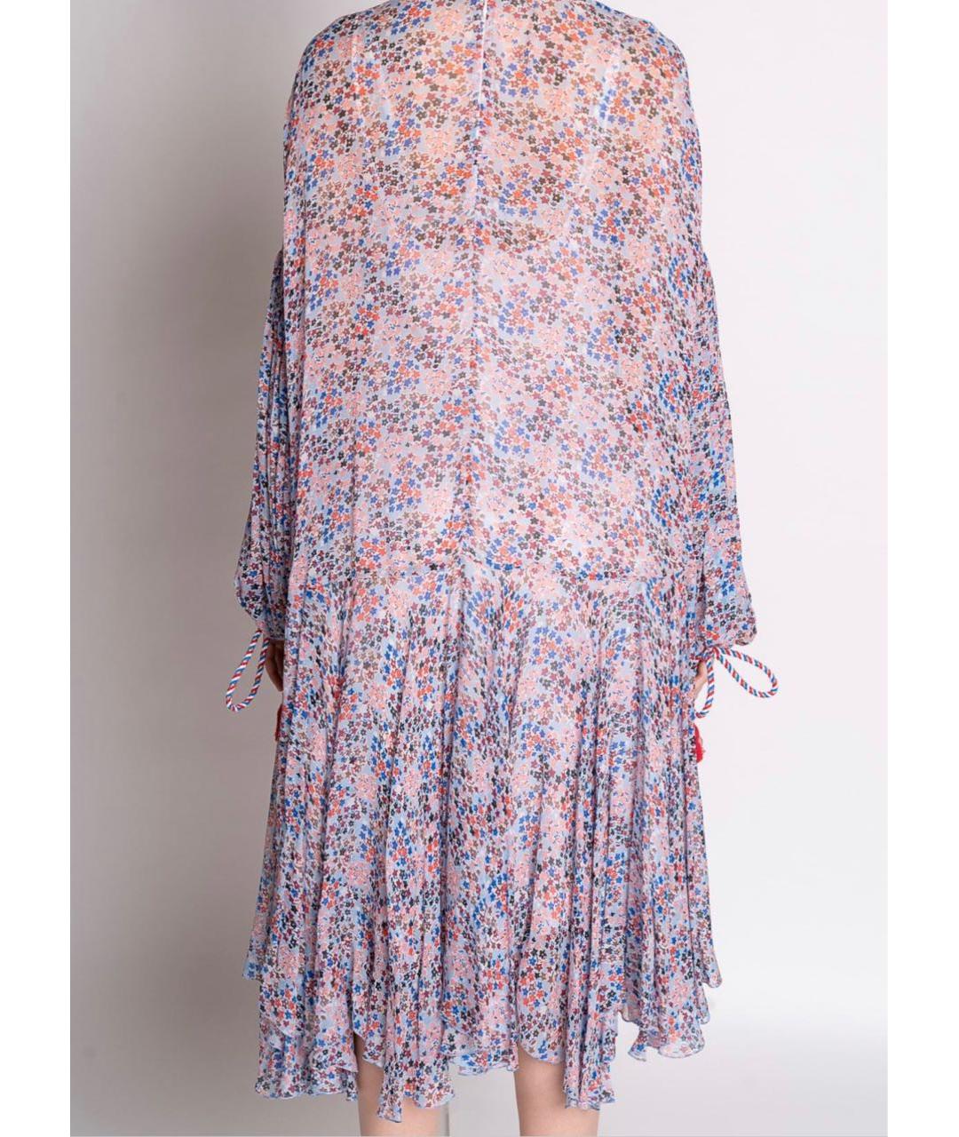 PHILOSOPHY DI LORENZO SERAFINI Мульти вискозное коктейльное платье, фото 4